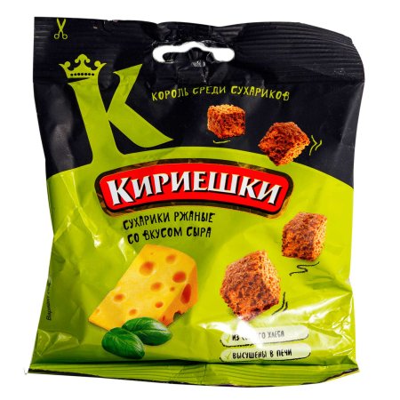 Сухарики ржаные "кириешки", 200г.