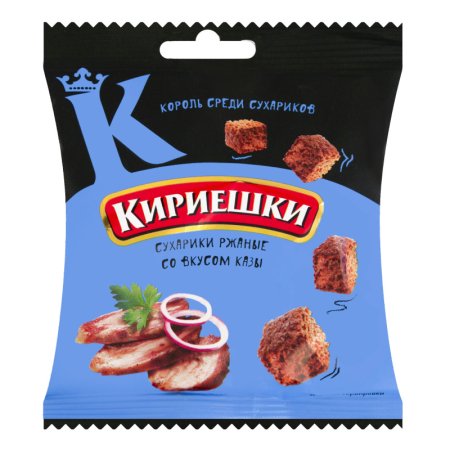Сухарики кириешки шашлык 60гр
