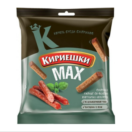 Сухари в упаковке