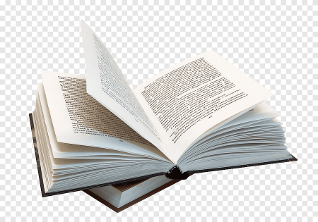 Клипарт открытая книга на прозрачном фоне