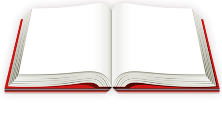 Летающие книги на прозрачном фоне