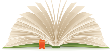 Книга на прозрачном фоне