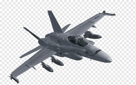 Военный самолет без фона