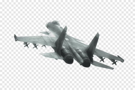 Военный самолет на белом фоне