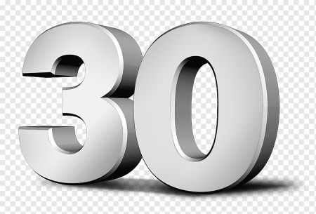 30 Лет золотые цифры