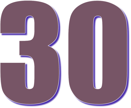 Цифра 30