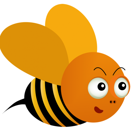 Пчела мультяшная