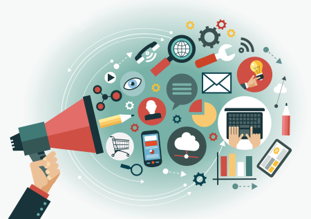 Иллюстрации Digital marketing