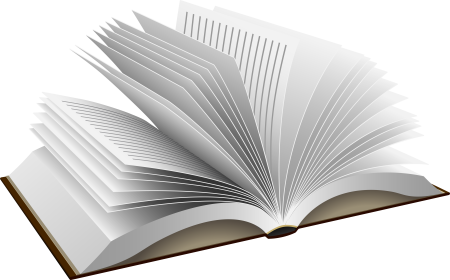 Книга на прозрачном фоне