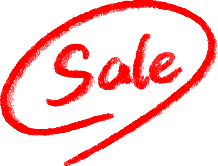 Sale на прозрачном фоне для фотошопа