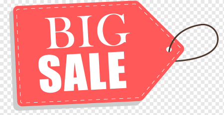 Значок sale красный