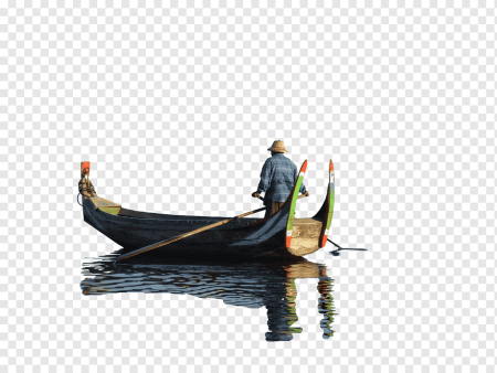 Рыбак в лодке
