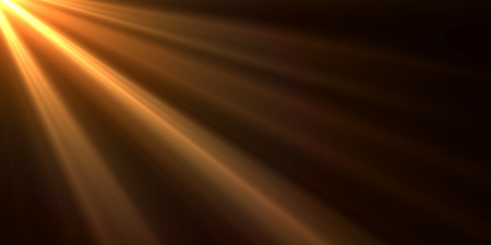 Солнечный свет на черном фоне