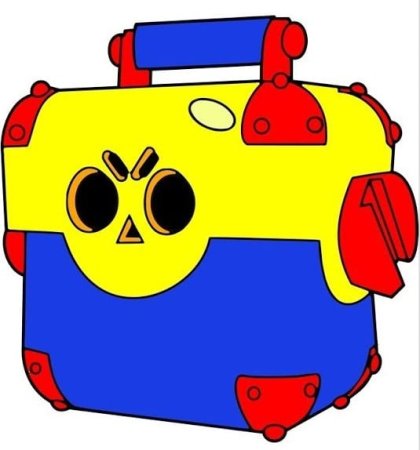 Большой ящик из БРАВЛ старс