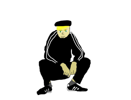 Гопник рисунок