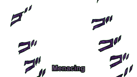 Джоджо пиллармены menacing
