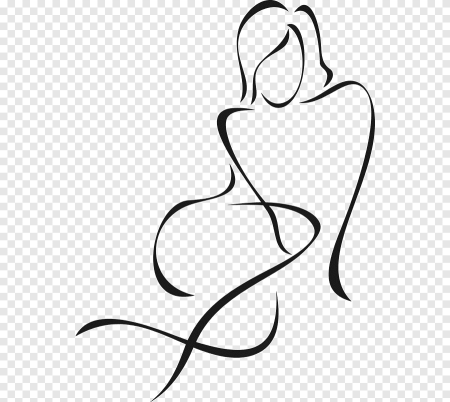 Силуэт элегантной женщины