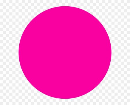 Розовый цвет в кружочке