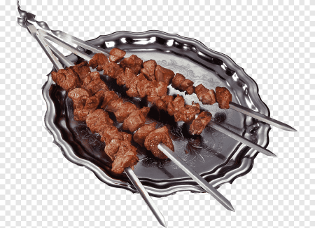 Шашлык на прозрачном фоне