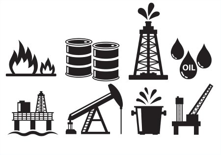 Значок нефтегазовой отрасли