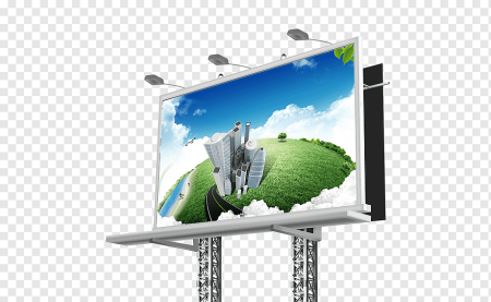 Прозрачный монитор билборд