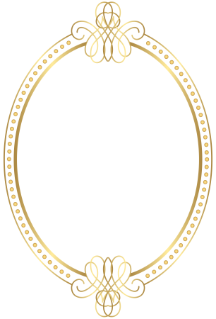 Овальная Цветочная рамка
