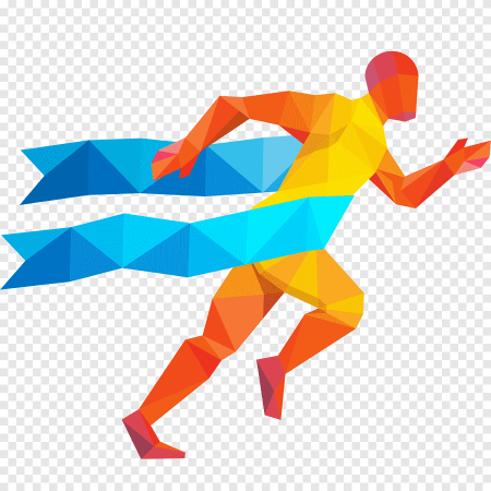 Спорт силуэты цветные