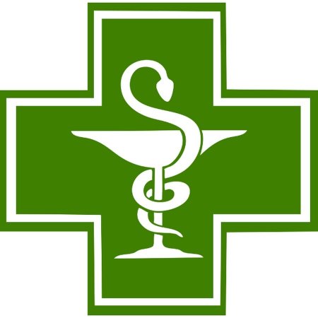 Знак аптеки со змеей