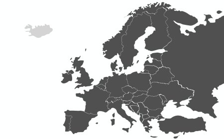 Векторная карта Европы
