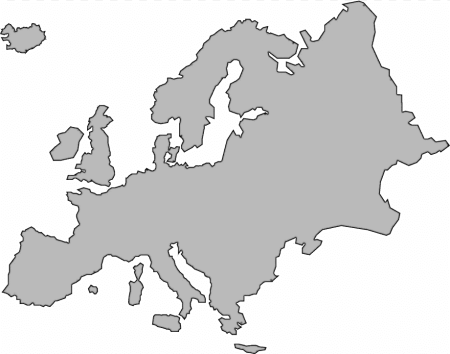 Blank Map of Europe