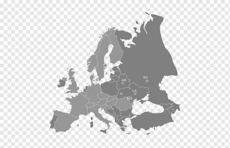 Карта Европы стилизованная