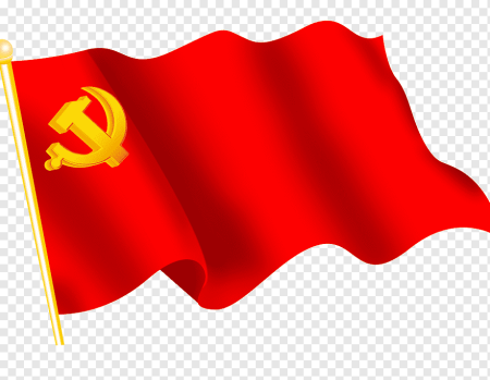 Знамя СССР на прозрачном фоне