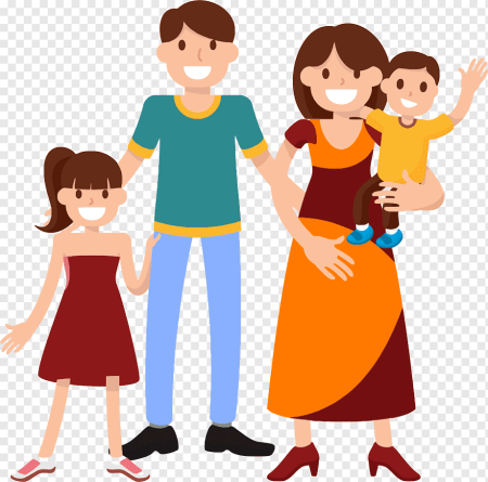 Родители и дети клипарт