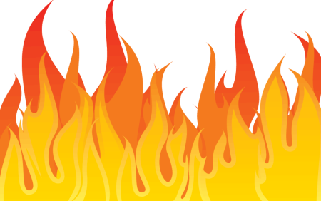 Огонь мультяшный