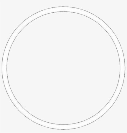 Белая окантовка круглая
