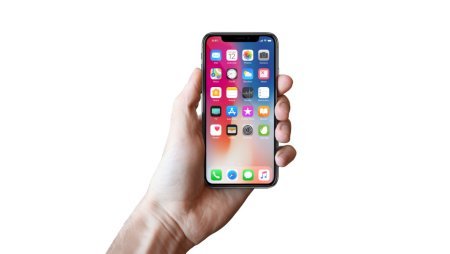 Смартфон с белым экраном