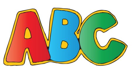 Надпись the ABC