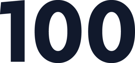 100 Лет цифра красивая