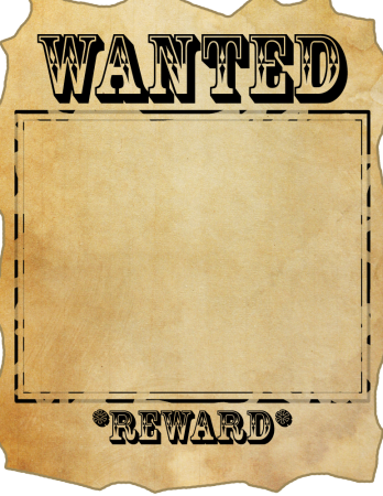 Листовка wanted