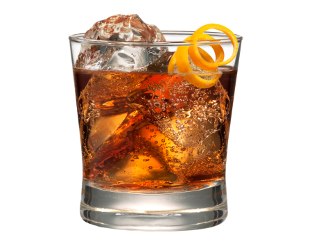 Стакан виски с колой