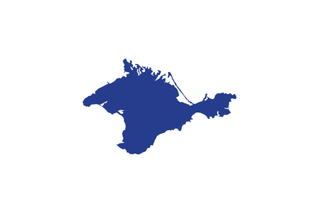 Очертания Крымского полуострова