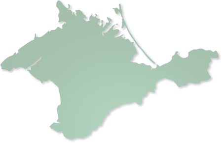 Крым очертания полуострова