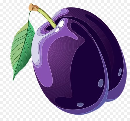 Фрукты на белом фоне