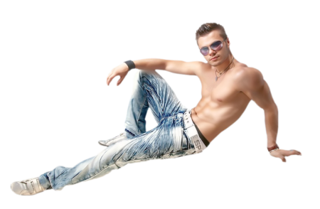 Довольный парень