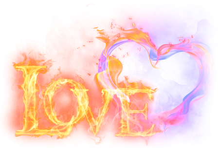 Love на белом фоне