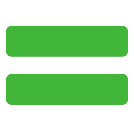 Знак равно без фона
