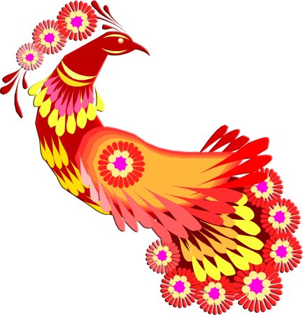 Сказочная птица