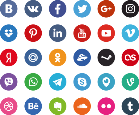 Значки социальных сетей