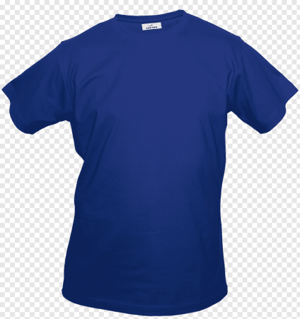 Blue t Shirt Mockup