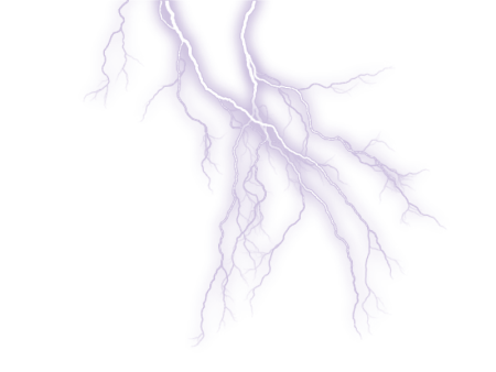 Гроза на белом фоне